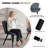 Modern Dining Chairs, Tech Fabric Upholstered Kitchen Chairs With Curved Backrest, Comfortable Dining Room Chairs For Family Meals & Guests-1446792821-1457286986