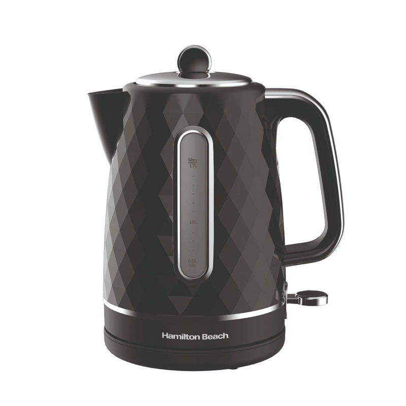 Hamilton Beach 1.7L Plastic Electric Tea Kettle, White