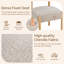 Chaise de salle à manger rembourrée (ensemble de 6)-2133686869