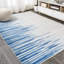 Tapis bleu / crème Yerkes-2131126735