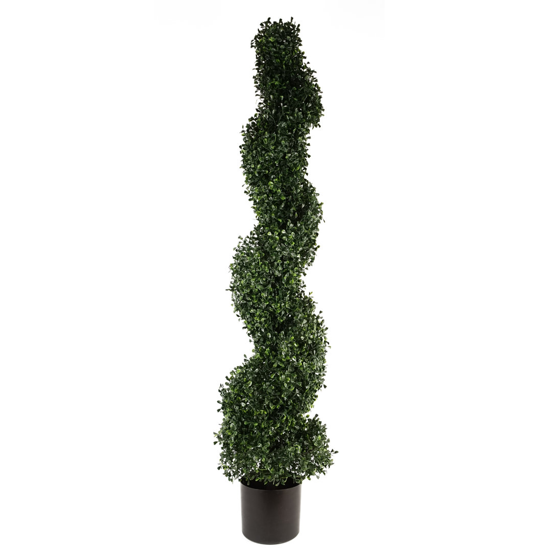 120cm Faux Boxwood Topiary in Pot Liner