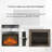 Symple Stuff 23" Electric Fireplace Insert