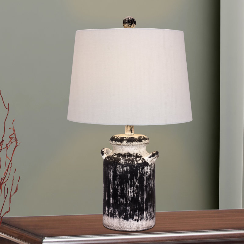 Southerland Resin Table Lamp, Antique Black