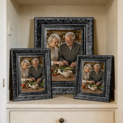 8" x 10" Black 1PC Desk Picture Frame for Living Room Decor