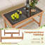 Ensemble de 4 meubles de patio avec coussins et table basse en bois d'acacia-1701233337