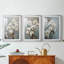 FLORAL Series CXCII - Impression encadrée sur mesure de qualité supérieure - 3 pièces-1901558401-1901558404