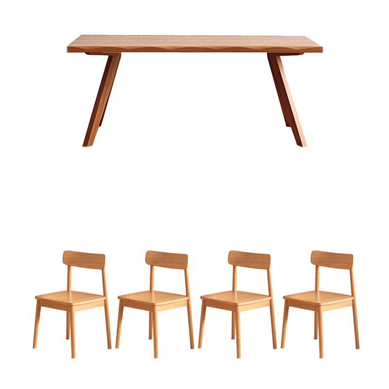 Ensemble de salle à manger rectangulaire, H 29,53 po x L 62,99 po x l 31,5 po