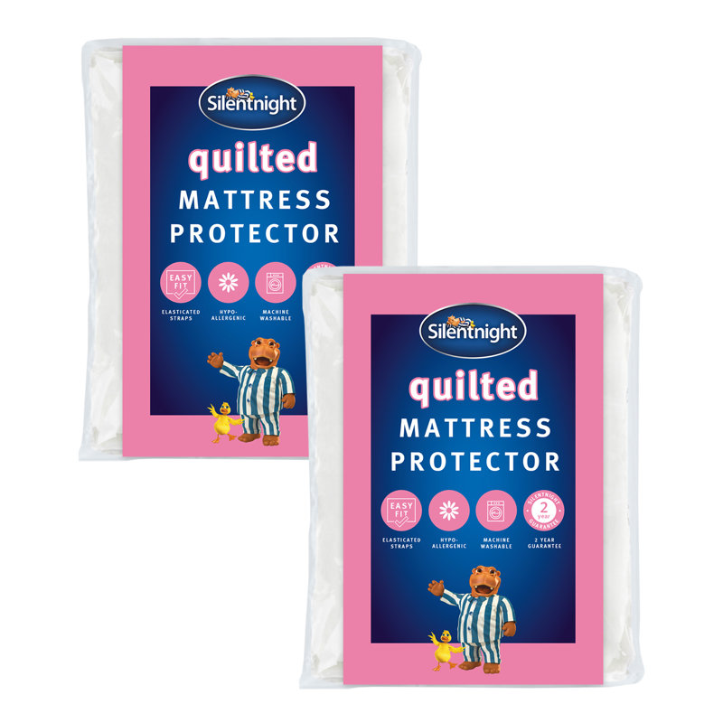 Silentnight Quilted Soft Mattress Protector, Super King (6')