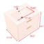 Meuble-lavabo mural 24 po avec lavabo en céramique blanche et rangement à tiroirs-1287794016