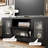 Farmhouse TV Stand for 55/65 Inch TV, Wood Entertainment Center with Acrylic Door Storage Cabinet, Adjustable Shelves, Sturdy TV Console Table for Living Room Bedroom-330634883