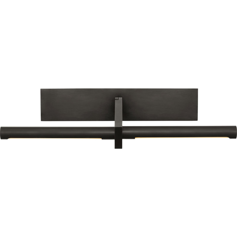 Axis Pivoting Library Light, 3" H x 18" W x 13.25" D, Bronze