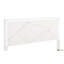 Grand lit avec tête de lit géométrique et éclairage à DEL intégré. Finition laquée ultrabrillante sur bois stable pour chambre à coucher de style contemporain