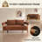 Premium Loveseat  67'' Upholstered Solid Loveseat-124568679