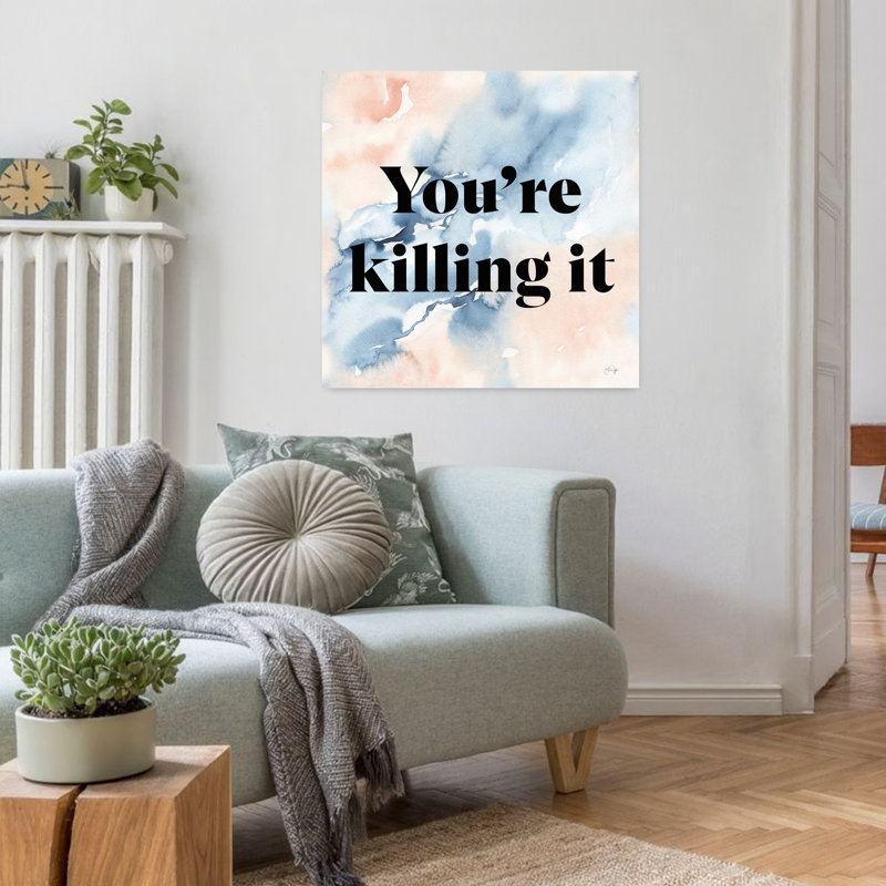 «It's Killing It», art contemporain abstrait, H 32 po x l 32 po
