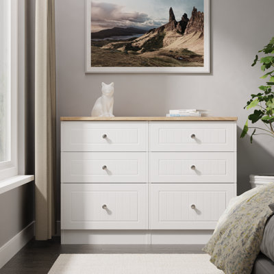 110 cm W Chest of 6 Drawers