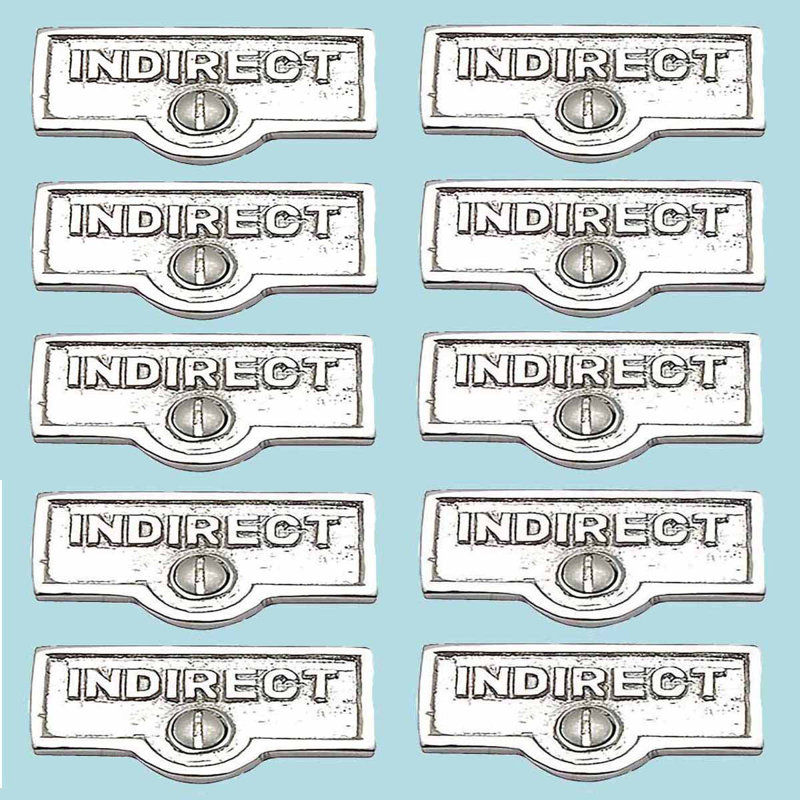 Switch Tags Indirect Name Signs 1-Gang Rocker Wall Plate