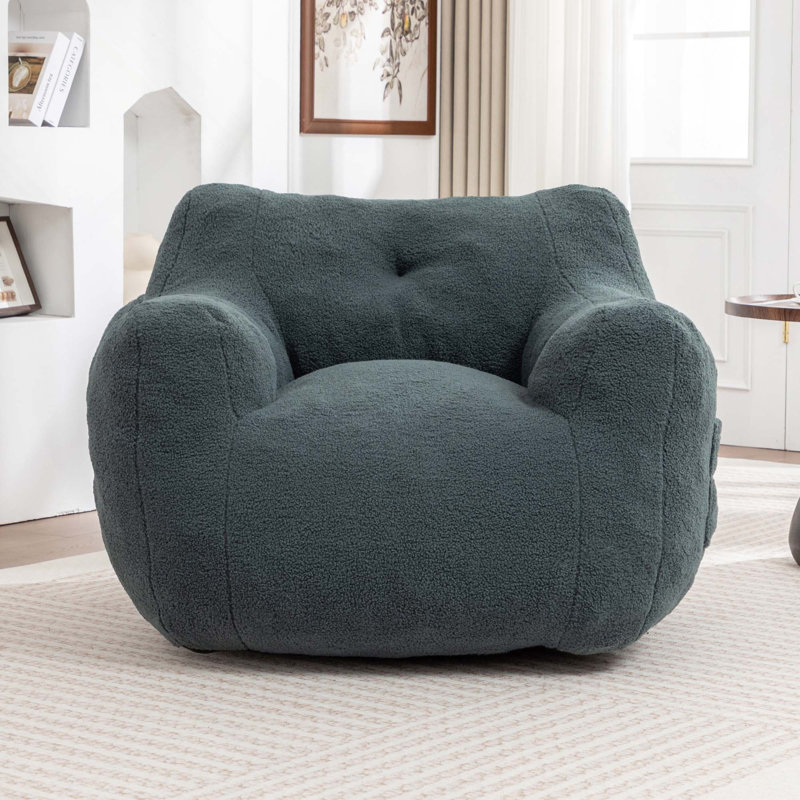 Fauteuil à billes Comfy Lazy Bean Bag, Vert clair