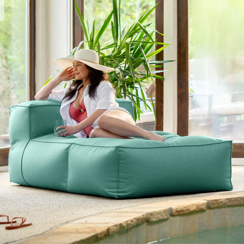 Mariabelen Outdoor Chaise Lounge, Breeze