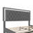 Queen Size Upholstered Bed Frame With LED Lights,Modern Velvet Platform Bed With Tufted Headboard-1834906365