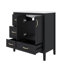 Meuble-lavabo chic et élégant de 36 pouces avec lavabo, 1 armoire à fermeture douce et 4 tiroirs à fermeture douce-969893229