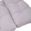 Gray Tri-Fold Garden Siamese High Back Chair Cushion