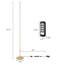 Lampe de plancher de coin à DEL 57,5 po Allana-216518607-161479212-216518601