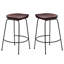 Tabouret de bar / comptoir brun Diya