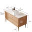 Meuble-lavabo simple 48 po avec comptoir