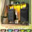 51.2" Wide Dresser With 10 Drawers, Built-in Clothing Rack, Usb Charging Station & Led Shoe Storage-890405096