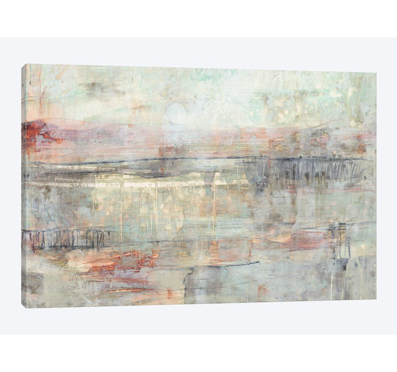 « mou scape i », reproduction de peinture à l’acrylique sur toile, H 26 po x l 40 po x P 1,5 po