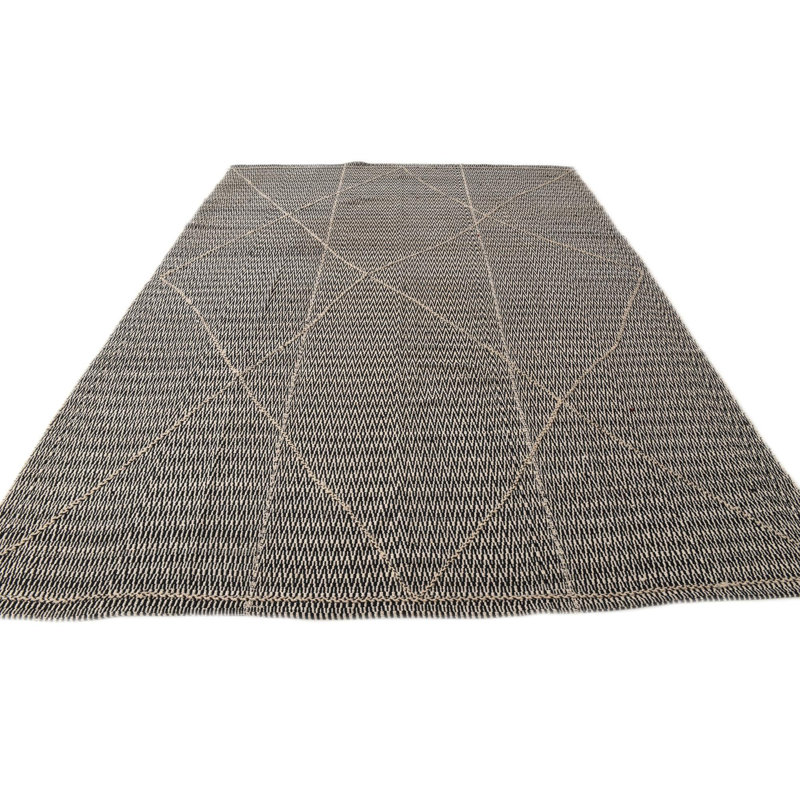 Tapis noir et blanc Osborne