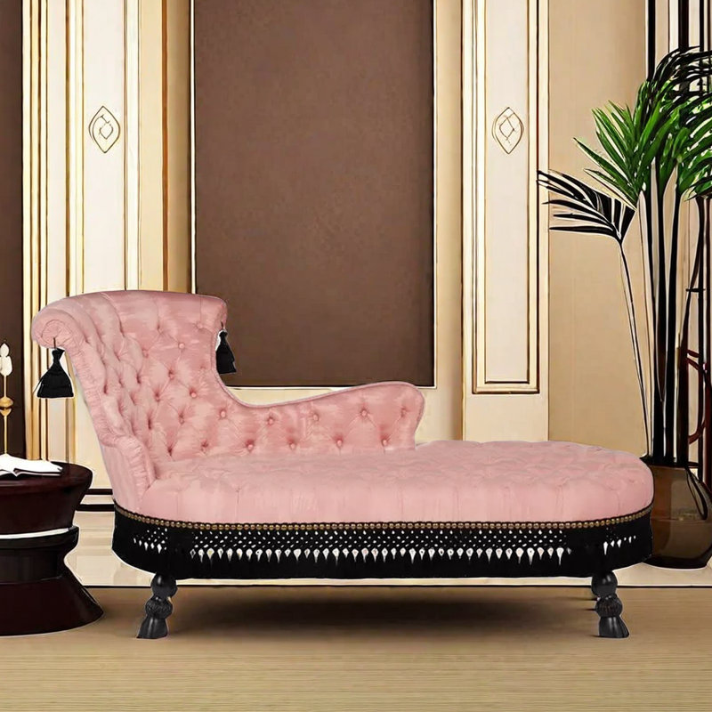 French fringe solid wood chair