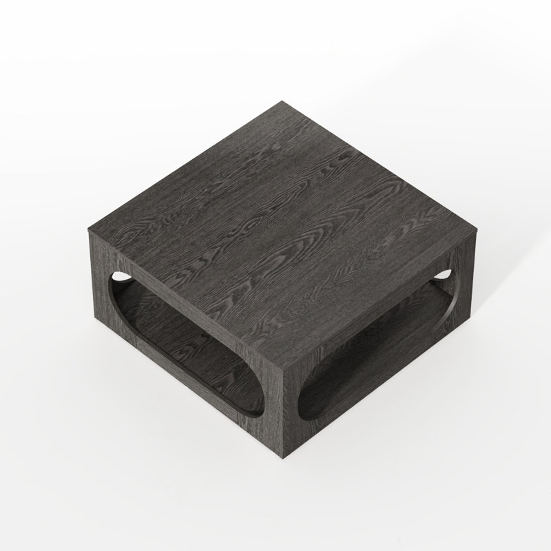 Inniss Square Coffee Table, Dark Gray