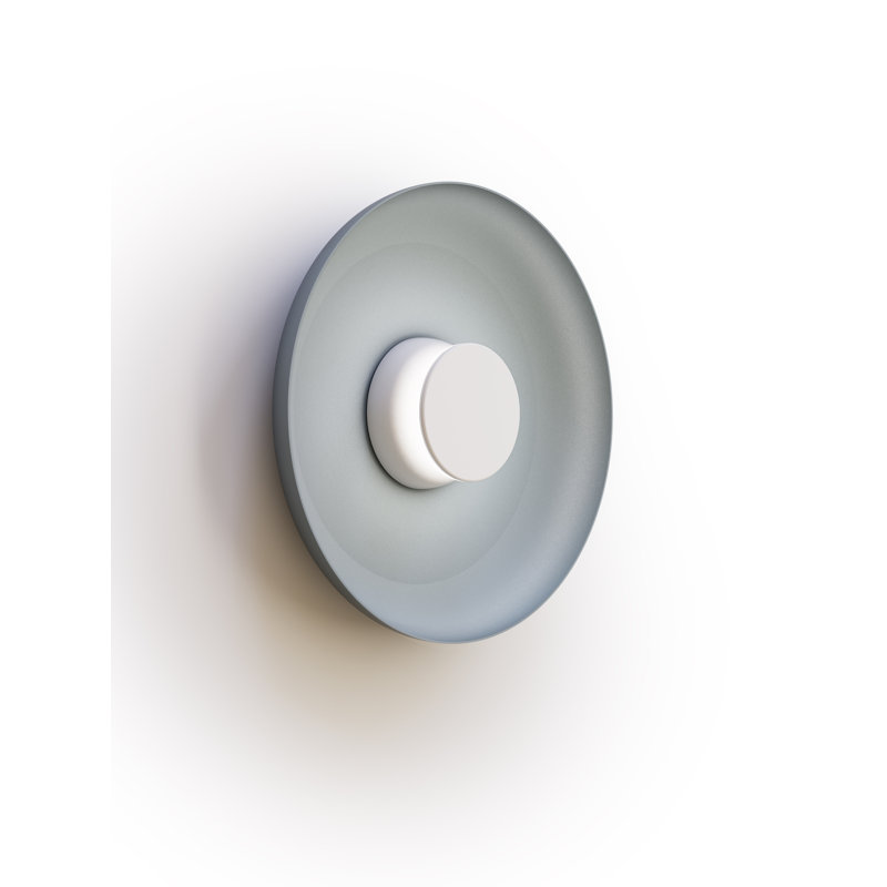 Totem Sconce Metal, 15" H x 15" W x 15" D, White