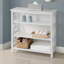 Étagère de rangement autoportante en bois Lund de 32 po pour salle de bain