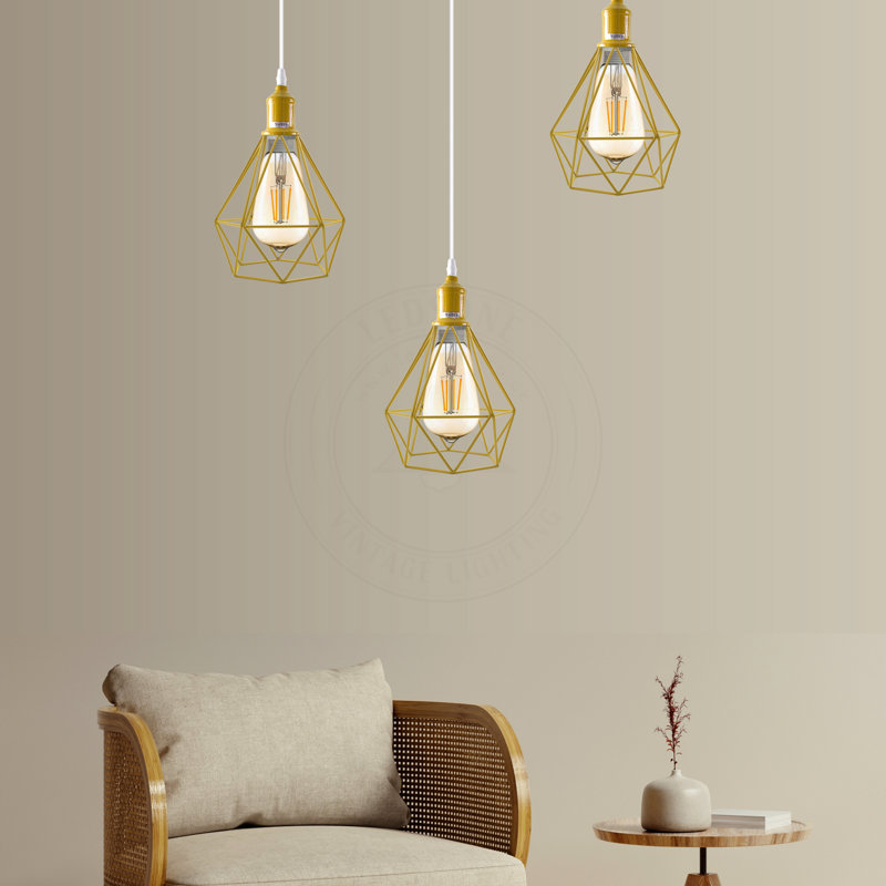 Alona 3 - Light Pendant, Yellow