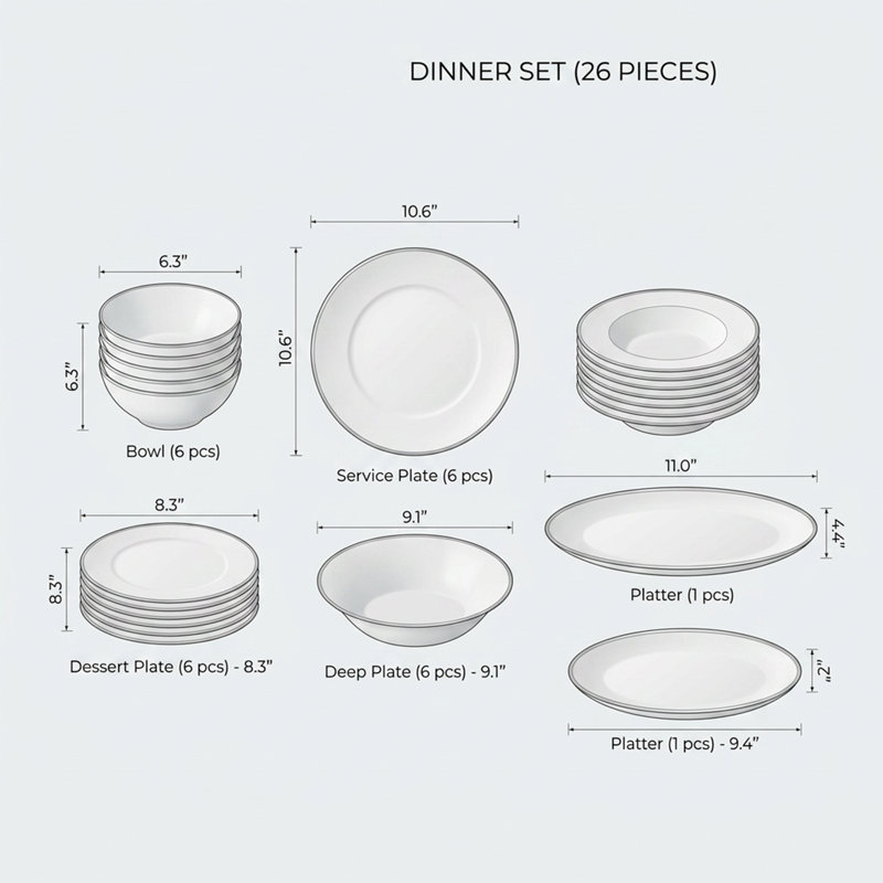 Service de table Audrey Classic