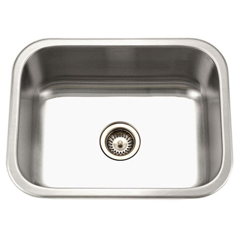 Évier de cuisine à simple cuve encastrable L 23,19 po x l 17,94 po Medallion Classic