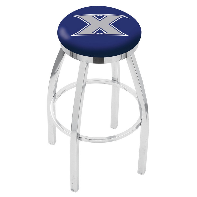 Tabouret de bar et de comptoir pivotant NCAA, Xavier, Tabouret de bar (siège d'une hauteur de 30 po)