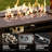 Jalice Steel Propane Outdoor Fire Pit Table-2008636822
