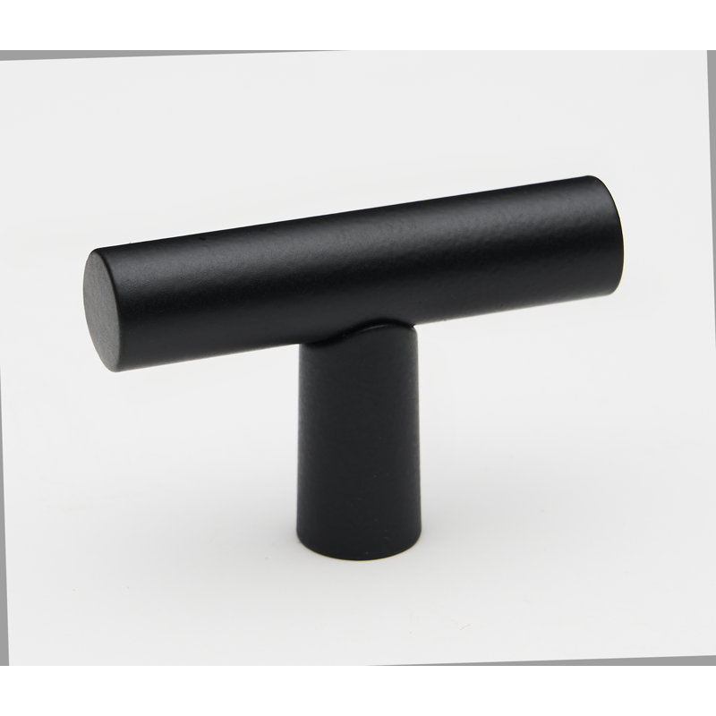 Matte Black Aluminum T-Handle Bar Knob
