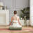 Yoga Bolster Pillow Meditation Pillow W/Washable Cover & Carry Handle-112277288
