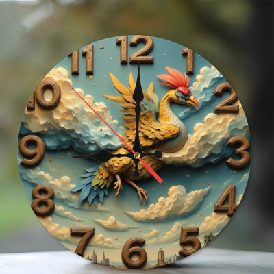 Horloge oiseau volant