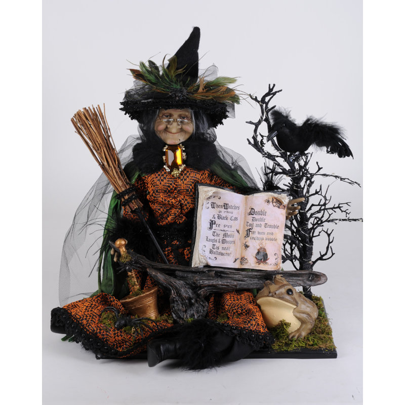 Lighted Sitting Edith Witch