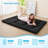 Japanese Futon Mattress,Floor Mattress Thicken Sleeping Mattress Foldable & Portable Roll Up Camping Mattress,Black-752346063