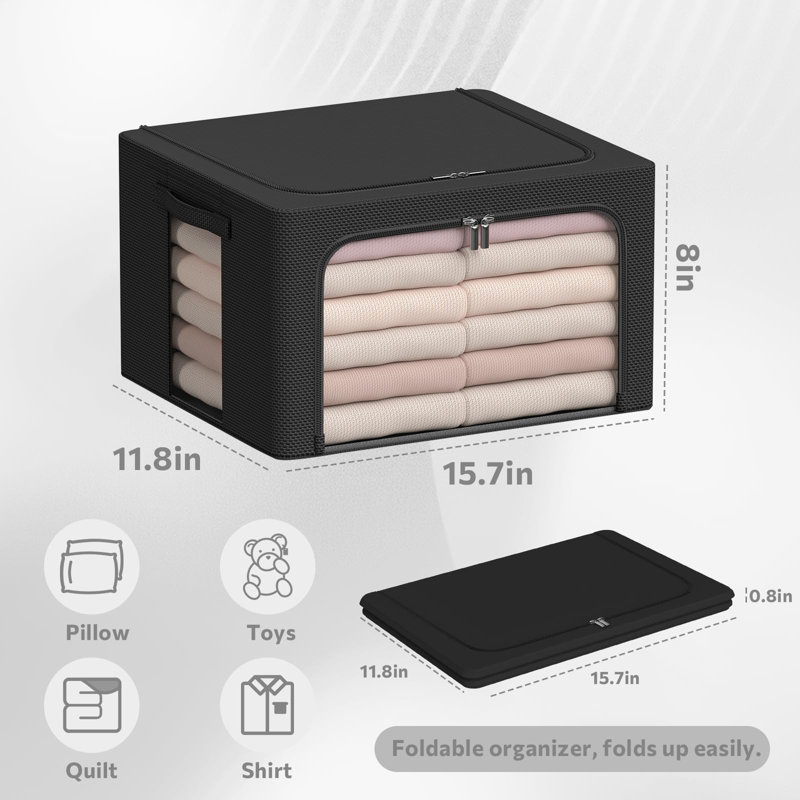 Boîte de rangement 3Pack Frame, Black