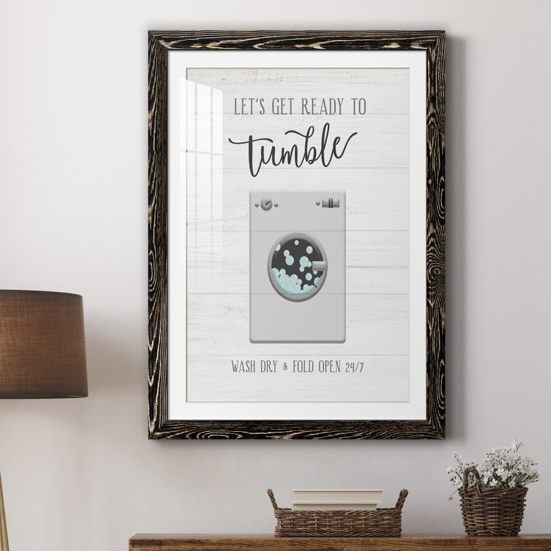 Tumble - Imprimé, Papier encadré noir, H 37,5 po x l 27,5 po x P 1,5 po