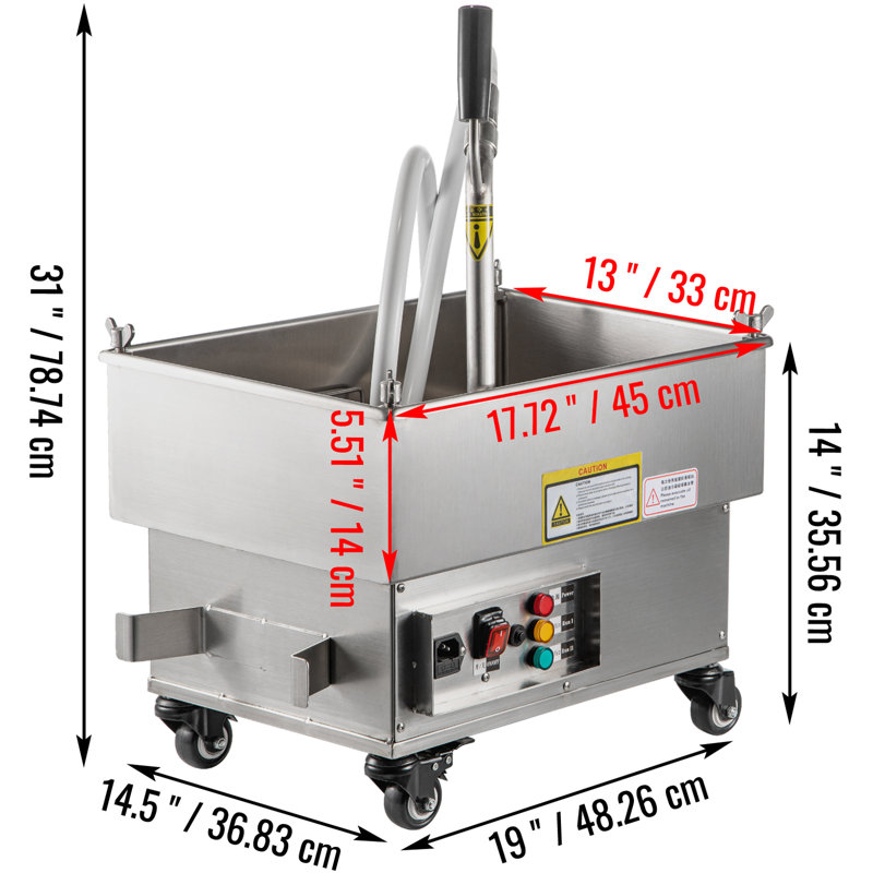 Accessoire de friteuse VEVOR 22
