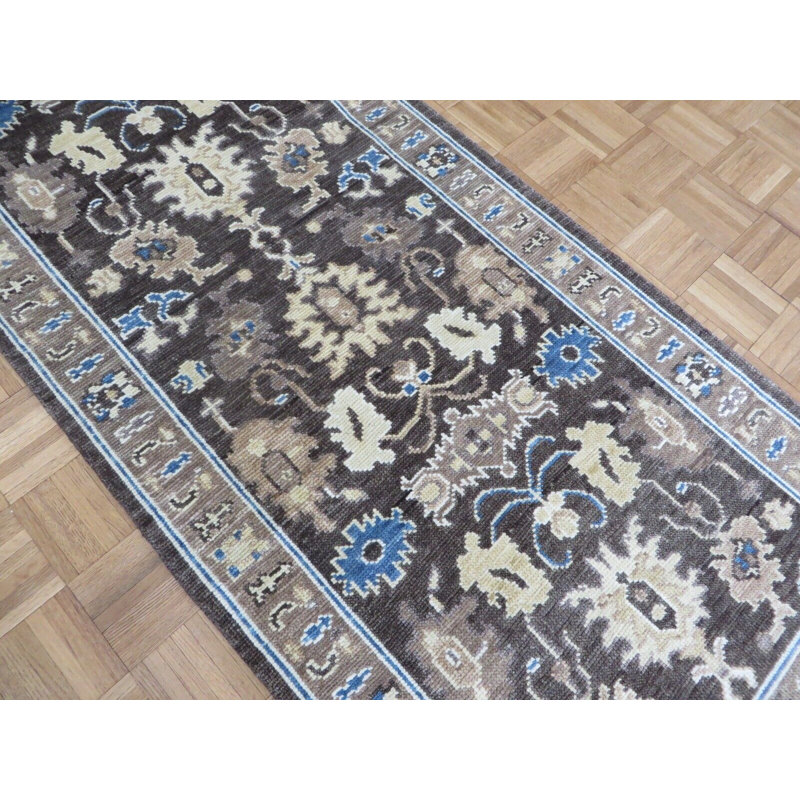 Tapis rectangulaire en laine de conception unique 9 pi x 12 pi Hayko
