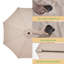 Parasol de table d'extérieur en aluminium 9 pi pour terrasse, jardin et cour-1130093989